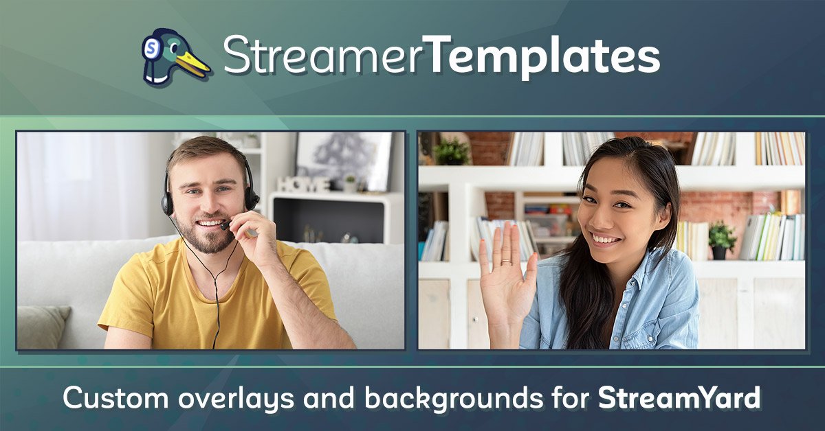Best StreamYard overlays and backgrounds Streamer Templates Best StreamYard overlays and backgrounds Streamer Templates