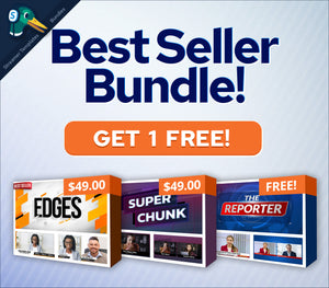 Buy 2 templates and get 1 free with this Streamer Templates "Best Seller" bundle!