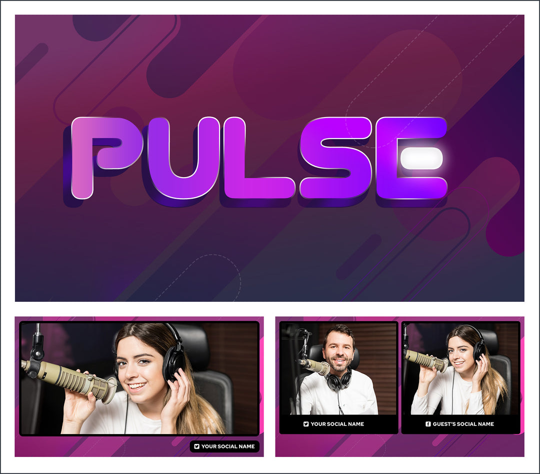 Essential Streaming Overlays for StreamYard, OBS, Ecamm Live, and more ...