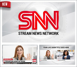 Stream News Network - StreamYard Overlay
