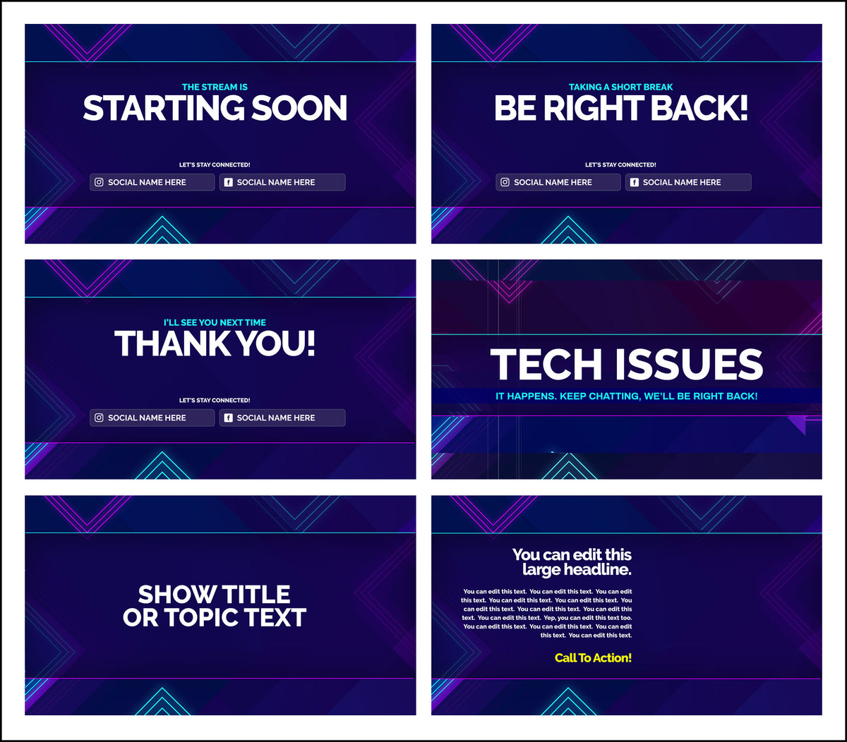 StreamYard overlays and backgrounds - Almost Retro – Streamer Templates